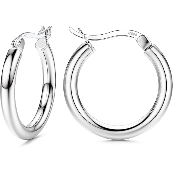 THOMAS SABO Pendientes De Un Solo Aro Con Piedras Blancas Plata De Ley 925 CR691-051-14, Blanco/Plateado