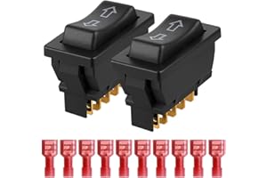 Gebildet 2pcs DC12V 24V 5pins DPDT Universale Momentaneo Alimentazione Auto Porta Finestra Interruttore Elettrico Pulsante Alzacristalli