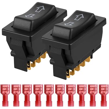 Interrupteur A Bascule Interrupteur Bascule 2 Positions 4 Broches - Lot De 2 - 125V - Pour Bateau/Voiture/Électroménager - QUARKZMAN Interrupteur à Bascule