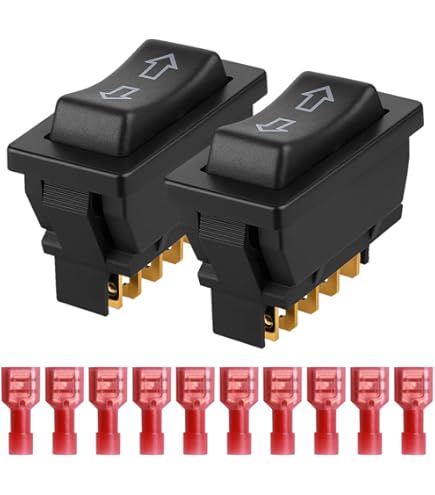 Controller Universale A 5 Pin Per Auto - Interruttore 12V/24V 20A Con Indicatore Luminoso, Nero, Dimensioni 40x20x32 Mm - 3