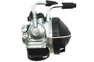 YUPVM Carburateur 50Cc Vergase Sha15 pour Dellorto SHA 15/15 103 MBK 51 AV10 Neuf 15-15 Carburateur Cyclomoteur Carburateur Carburateur, 500061124, argent