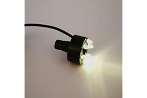 Köhko LED-Ring-Beleuchtung inkl. 2 Meter Anschlusskabel für Quellsteinbrunnen 29002 Warmweiß