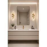Felo Aplik (2 ADET) Modern Tasarım Dekoratif Led (G&Uuml;N IŞIĞI) (PİLLİ DEĞİLDİR) Mutfak Banyo Yatak Odası &Ccedil;alısma Odası Hol Salo