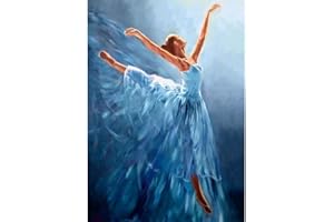DEMIAWAKINGUK 5D DIY Diamond Painting Ballerina Kit Completo Pittura Diamante 5D Fai da Te Pittura Mosaico Pittura Trapano Completo Kit Decorazione Regalo 30x40cm