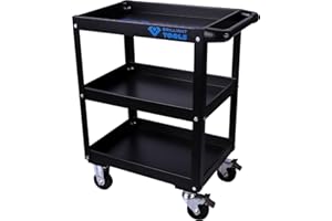 KS Tools Workshop Service Trolley, Alloy Steel, Black, 76, 3 x 44, 3 x 84, 3 cm (B x T x H)