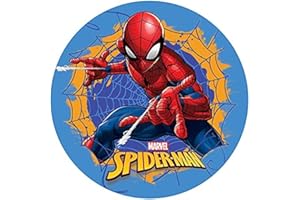 Dekora - Cialda Minnie per Torta | Decorazione per Torta di Compleanno per Bambini di Spiderman - 20 cm
