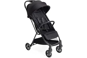 Chicco Urbino Kinderwagen Ab Geburt bis 4 Jahren (max. Belastbarkeit 25 kg), Praktisch und leicht, Zusammenklappbarer Buggy,Einhandverschluß, Verstellbare Rückenlehne und Fußstütze, Verdeck, Schwarz