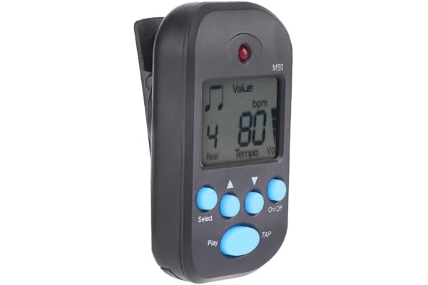 Mini métronome numérique à Volume réglable, métronome numérique multifonctionnel, clip sur plastique pour Piano pour guitare Saxophone violon