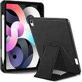 Coverzone iPad Pro 12.9 5.Nesil Uyumlu Kılıf - L&uuml;ks Kadife İ&ccedil; Kaplamalı, Mıknatıslı V-Stand Tablet Arka Kapak A2378-A2461-A23