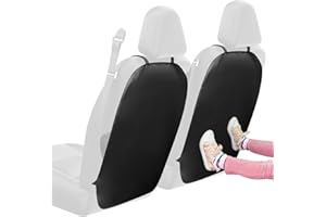 QWORK® 2 Pièces Protection Siege Arriere Voiture, Protection Dossier Voiture, pour SUV, Jeeps et camions