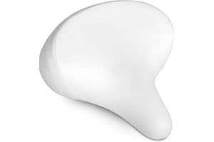 Bikeroo Cruiser Bike Seat - Extra Wide, Soft Padded, Comfortable Bicycle Saddle with Suspension for Men and Women
