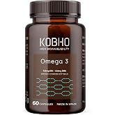 Omega-3 High Absorption with EPA and DHA in rTG Form, IFOS Certified | Cardiovascular Health, Cognitive and Eye Function, Ant