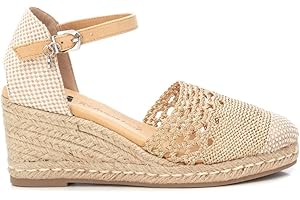 XTI 142333, Sandalo Espadrillas con Zeppa Donna