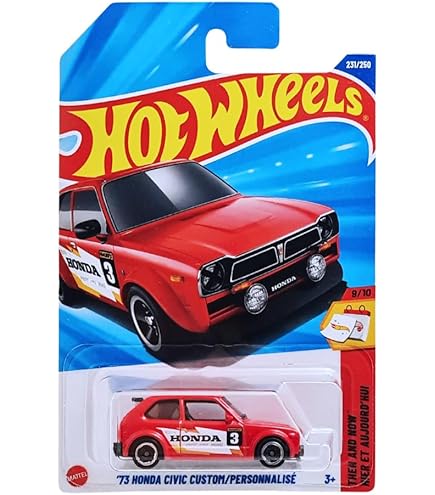 Hot Wheels 99 Honda Civic Type R EK9 HW Hatchbacks Ages 3