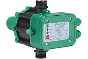 MONZANA® Pressostat pompe eau sans câble 10 bar protection fonctionnement à sec contrôleur pompe pression interrupteur de pression surpresseur
