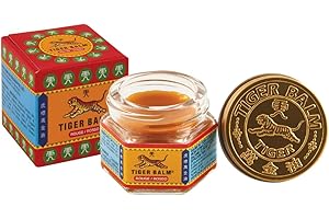Tiger Balm - Balsamo di Tigre Rosso a Effetto Riscaldante - Contiene Canfora e Mentolo - Per Sportivi, prima dello Sforzo Fisico e contro lo Stress quotidiano - 19 g