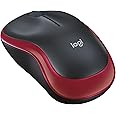 Logitech M185 Mouse Wireless, 2,4 GHz con Mini Ricevitore USB, Durata Batteria di 12 Mesi, Tracciamento Ottico 1000 DPI, Ambi