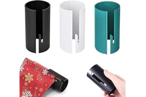 LUYLMO 3 Stück Geschenkpapier Schneider für rollen, Verpackungs Papierschneider, Weihnachtspapierschneider, Rollenschneider, Geschenkpapier Cutter für Geburtstag Hochzeit Weihnachten Geschenk (3 Stück)