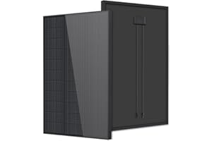 Pannello Solare Monocristallino Firefly Energy Da 170W, Nero, Per Roulotte, Barche, Rimorchi, Roulotte, Installazioni Solari Sul Balcone, Sistemi Off-Grid.