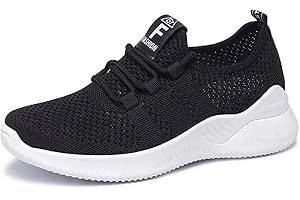 SSERHEHK Femme Chaussures de Course Fitness Sport Running Slip on Outdoor Walking Legere Respirante Baskets Mode Confortables Sneakers 35 EU-41EU