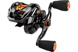 KastKing Zephyr Bait Finesse Baitcasting Reel, Carbon Fiber Fishing Reel - Drag Clicker Version, 7.2:1 Gear Ratio Fishing Reel - 5.6oz Lightweight Bait Finesse System Freshwater Saltwater Casting Reel