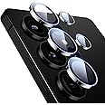 ESR for Samsung Galaxy S25 Ultra Camera Lens Protector, Individual Lens Protectors, Scratch-Resistant Tempered Glass with Aluminum Edging, Samsung Galaxy S25 Ultra Case Friendly, 1 Set, Black