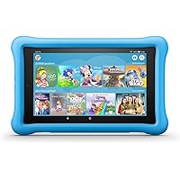Fire HD 8 Kids Edition-Tablet, 8-Zoll-HD-Display, 32 GB, blaue kindgerechte Hülle (vorherige Generation – 8.)