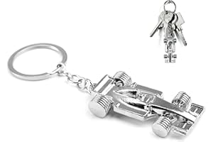 DULUOK Portachiavi F1 in Metallo per Auto da Corsa - Ciondolo Chiave Automobilistico - Grande Regalo per Uomini