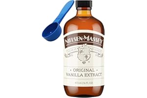 TUWELLS Nielsen Massey Original Vanilla Extract 473ml with Measuring Spoon Bundle