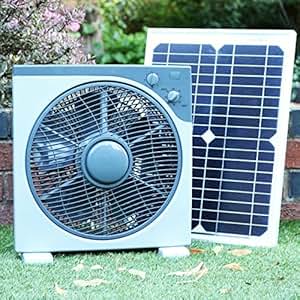 PK Green Solarlüfter 12V 20W Solar Ventilator für Camping, Wohnmobil