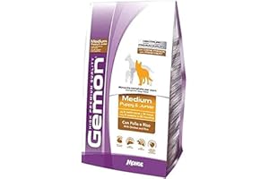 Monge Gemon Medium Puppy & Junior con Pollo e Riso 15 kg crocchette cane cucciolo