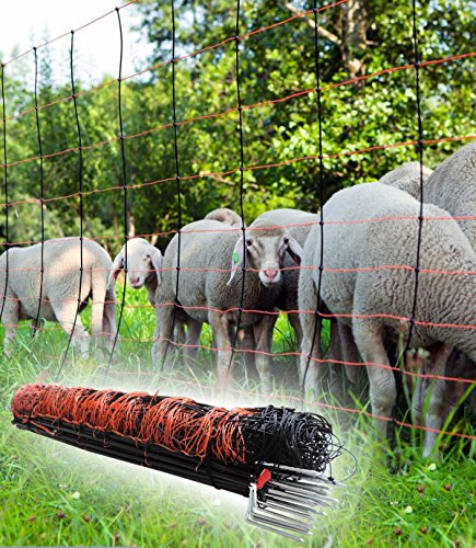 Eider TITAN Schafnetz in 108cm 1 Spitz 50 m lang – Agilitynetz in Top Qualität – Auch für größere Hunde als Agilitynetz - 5