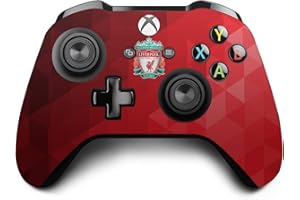 Head Case Designs Officially Licensed Liverpool Football Club Crest Red Geometric Art Vinyl Sticker Gaming Skin Decal Cover Compatible With Xbox One S/X Controller