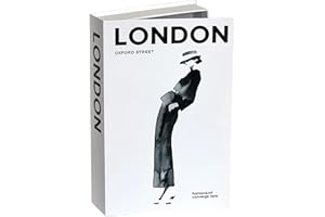 Saterkali Cajas de almacenamiento decorativas con tapas, modernas y minimalistas creativas letras inglesas para decorar libros falsos, libro de almacenamiento para estanterías, librerías, sala de