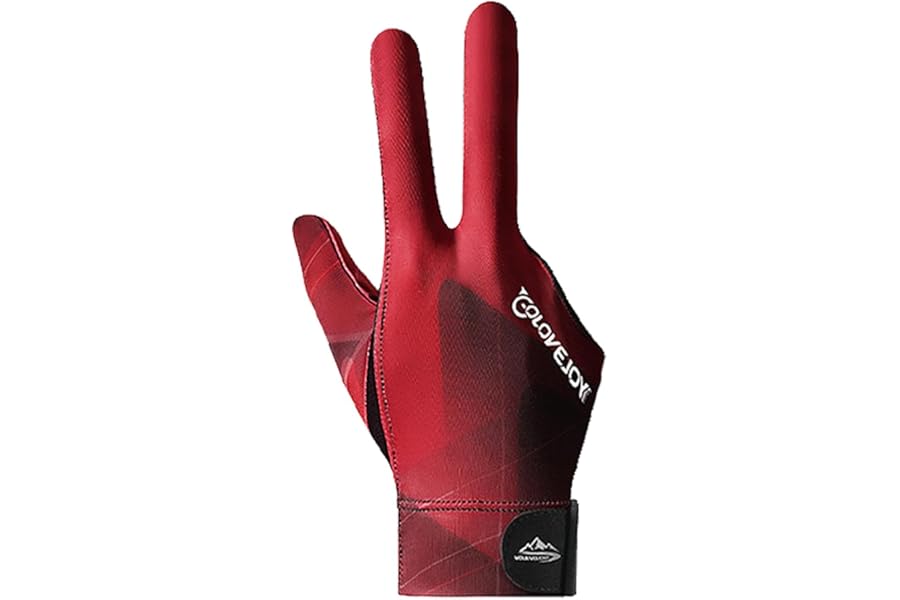 Anti Slip Billiard Glove 3 Fingers Show Gloves 3 Fingers Pool Gloves, Billiard Gloves Cue Shooter Pool Gloves Left And Right Hand Shooters Cue Sport Glove For Women Men Billiard Shooters Sport