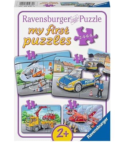 Ravensburger „Counting Animals“ – 4 Erste Puzzles Für Kleinkinder Ab 2 Jahren (6, 8, 10 & 12 Teile)