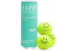 LAPAT Padelbollar – enkel burk med 3 bollar – professionell kvalitet – paddeltennis