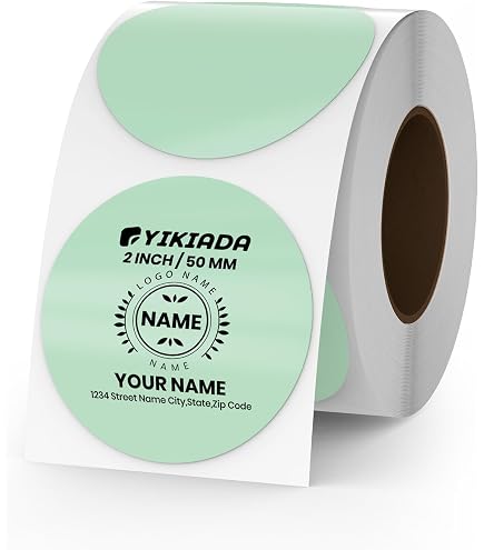 500 Étiquettes Thermiques 50x76mm - Vinyle Rouge - Imperméables - Pour Codes Barres/Adresses
