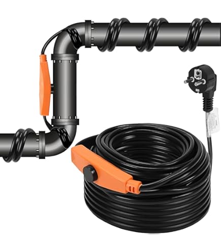 Nastro Termico Autoregolante Per Tubi - 1 Metro, 220V, 25W/M, Protezione Antigelo - Foto 2