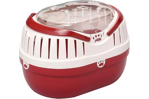 Europet Bernina Panier de Transport pour Rongeur Paw Bordeaux Taille M 35 x 25 / 25 cm