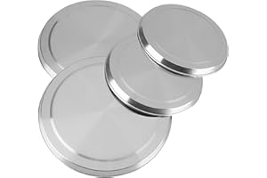 ‎GAROSA Garosa Brenner-Abdeckung, 4 Stück/Set Edelstahl Küche Herd Top Brenner Abdeckungen Herd Schutz Universal Electric Range