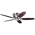 HUNTER FAN Deckenventilator Low Profile 132cm - Weiß/Ahorn, Reversibel Für Sommer/Winter