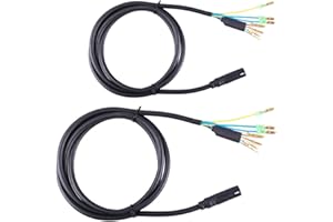 WMLBK Kabel przedłużający do konwersji silnika piasty, 9-pinowe złącze Ebike, linia do konwersji silnika elektrycznego, akcesoria rowerowe żeńskie na męskie złącze kabel