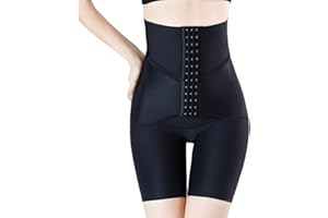 ZHYX Femmes Culotte Sculptante Minceur Gainante Gaine Amincissante Ventre Plat Taille Haute Panty Shapewear,Black-L