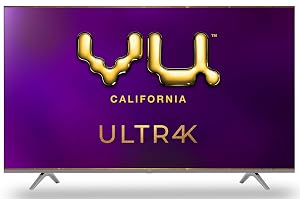 Vu 126 cm (50 inches) 4K Ultra HD Smart Android LED TV | With 5-Hotkeys 50UT (Black) (2020 Model)