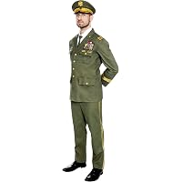 Kampfpiloten-Kostüm Für Jungen – Grüner Overall Für Karneval, Halloween & Kinderpartys (3-4 Jahre)