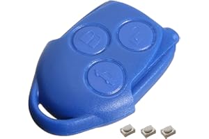 HooRLZ Ford Schlüsselgehäuse für Ford Transit Connect MK7 Schlüssel, Ford Transit Autoschlüssel, Ford MK7 Fernbedienung - 3 Tasten