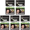 Garnier Men Shampoo Hair Color Shade 3.0 Brown Black (PACK OF 5)