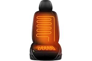 Möge Auto Sitz Auflage Winter Sitzpolster Universelles Autositzauflag Vordersitz Sitzkissen Car Erwachsene LKW,SUV Oder Transporter(Black)