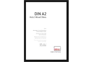 DEHA Design Ramka na zdjęcia Fontana, 42 x 59,4 cm (A2), Czarny